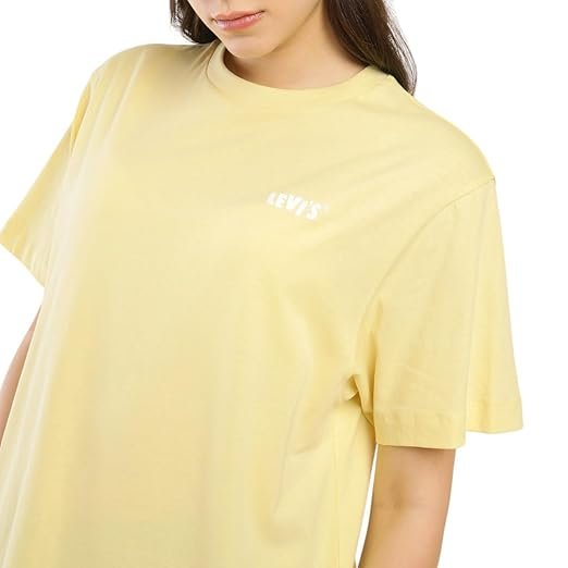 Women Cotton Solid Oversized Polo T-Shirt - Image 2