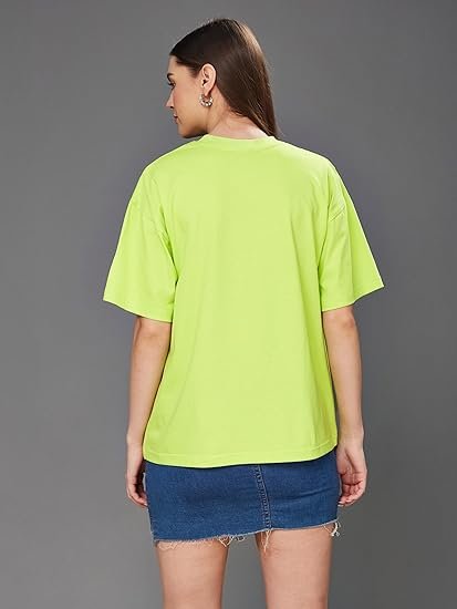 Women's Super Soft Round Neck Continuous Short Sleeves Cotton Solid Twill Pocket Regular Basic T-Shirt - Image 5
