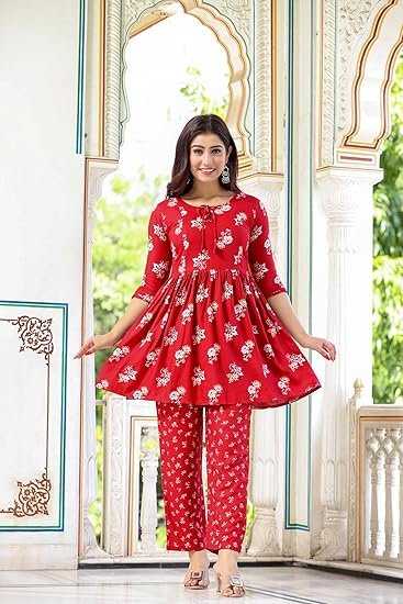 Stylish Womens Cotton Printed Night Suit | Top & Payjama Set_138 - Image 2