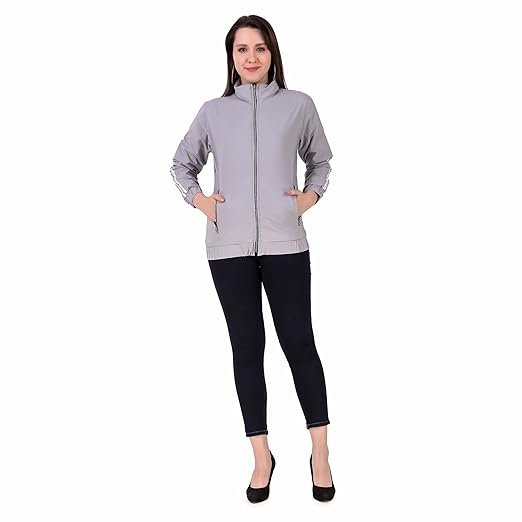 Long Sleeves Jacket For Women, Stylish Winter Zipper Jacket For Women - Image 3