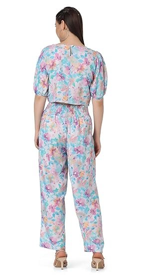 Night Suit Set for Women Cotton, Night Dress, Lounge Wear,Printed Cotton,Top and Capri Set for Women,Women Nightwear - Image 4