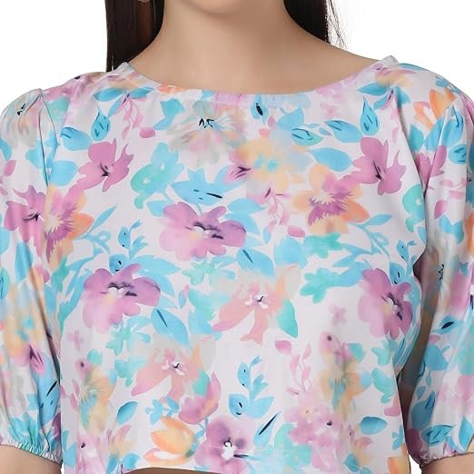 Night Suit Set for Women Cotton, Night Dress, Lounge Wear,Printed Cotton,Top and Capri Set for Women,Women Nightwear - Image 3