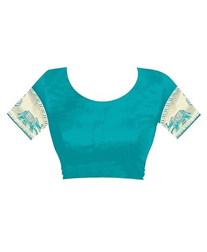 Women's Pure Soft Kanjivaram Silk Saree Banarasi Design Style With Blouse Piece for Wedding - Image 2