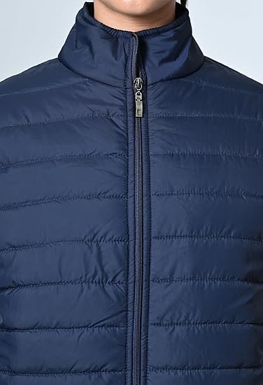 Women Solid Bomber Warm Zip Sleeveless Jacket for Winter (Pack of 1) - Image 4