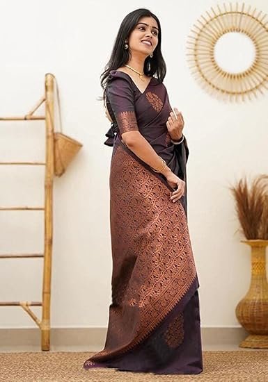 Women Cotton Saree - Image 3