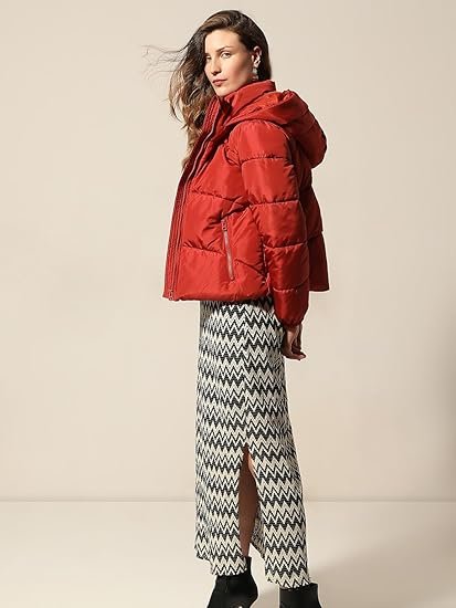 Women's Standard Length A-Line Coat - Image 4