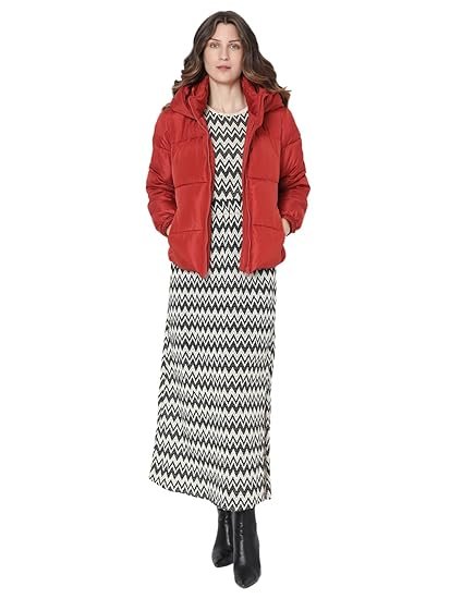 Women's Standard Length A-Line Coat - Image 3