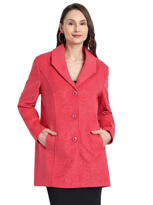 Women Wool Blend Jacket Coat