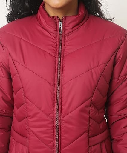 Stylish Long Sleeves Winter Jacket For Women, Women Latest Solid Color Stylish Jacket - Image 3