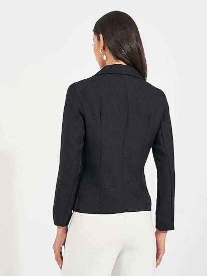 Stylish Double Breasted Blazer for Women | Regular Fit, Regular Length | Perfect for Casual, Party & Everyday Outfits - Image 4