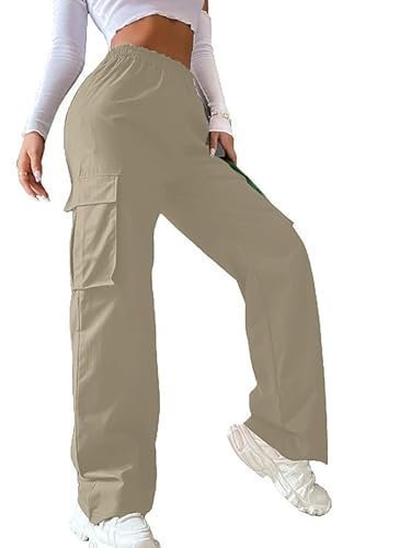 Women's Cargo Pants, Casual Trousers with Pockets - Image 5