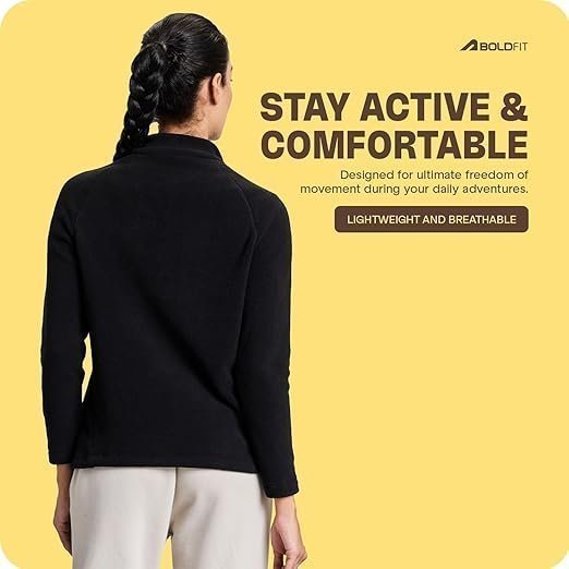 for Women Stylish Jacket for Women Winter Wear Sweaters for Women Stylish Winter Wear for Women Stylish Zipper Fleece Pullover for Women Winter Jacket for Women Thermal Top Wear - Image 4