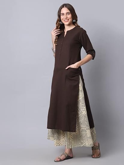 Women's Cotton Straight Fit Straight Kurta - Image 5