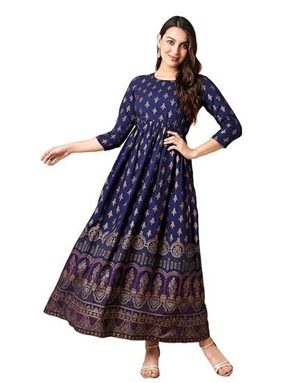 Regular Fit Mid Rise Midi Denim Skirt (DOSS23DEN09-12-522-38, Peacock Blue, 38)