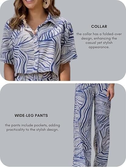 Women Co Ord Set for Women | Co Ord Set for Women Stylish | Festive Co Ord Set for Women | Travel Co Ord Set for Women | Half Sleeve - Image 2