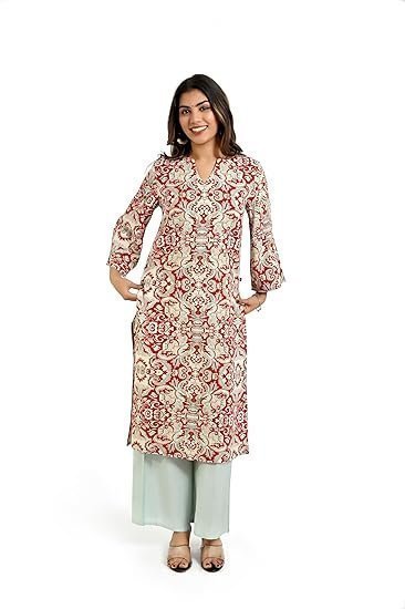 Women printed kurta set | best with jeans wear