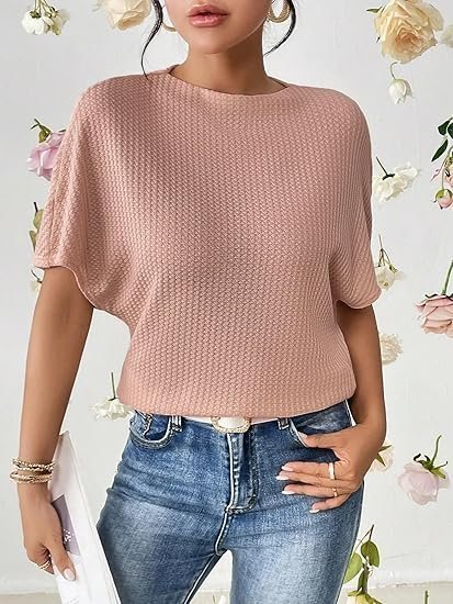 Women baby pink oversized top | breathable and comfortable to wear - Image 5
