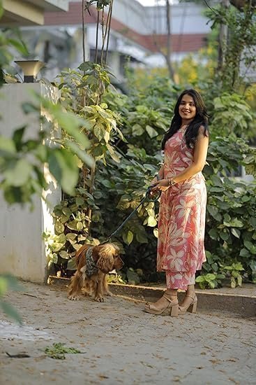 Women's Floral Printed Rayon Kurta and Pant Set | Floral Printed Rayon Kurta Set for Women | Ethnic Set for Women - Image 4