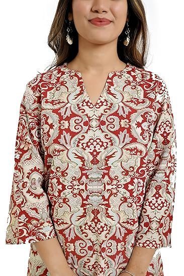 Women printed kurta set | best with jeans wear - Image 3