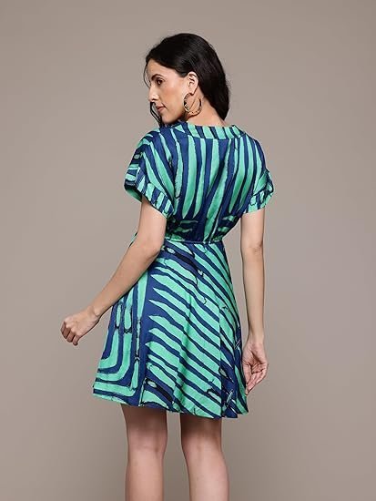 Teal Odile Short Dress - Image 3