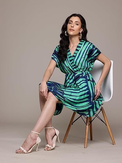 Teal Odile Short Dress - Image 2