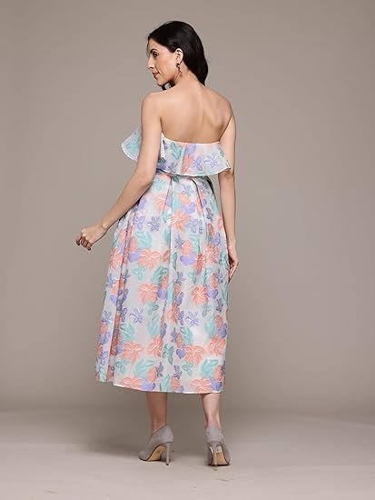 Multi Eloise Off-Shoulder Long Dress - Image 3