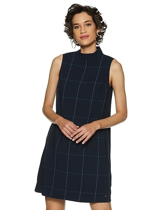 Women's Shift Standard Length Synthetic Dress