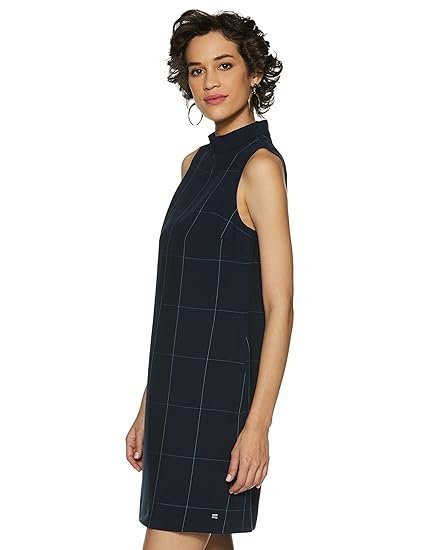 Women's Shift Standard Length Synthetic Dress - Image 3